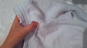 НЕЗАМЕТНЫЙ ШОВ при сшивании деталей связанных изделийMISSIBLE SEAM when stitching parts of products