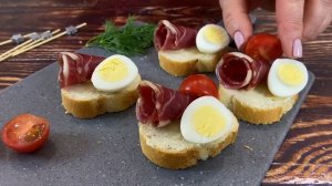 ТРИ ЛУЧШИЕ ЗАКУСКИ НА ПРАЗДНИК ИЛИ ФУРШЕТ!