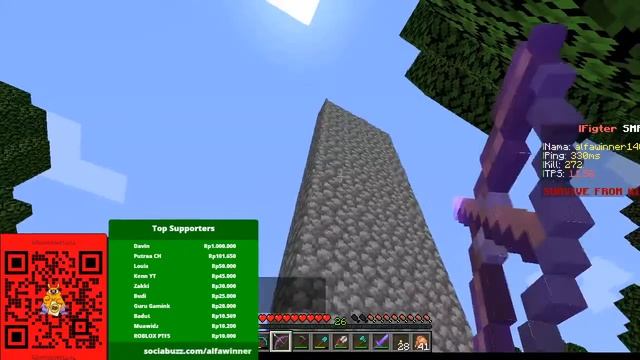 minecraft Live now Stream Indonesia mencoba SURVIVE 100 HARI di minecraft hardcore custom room #150 смотреть онлайн