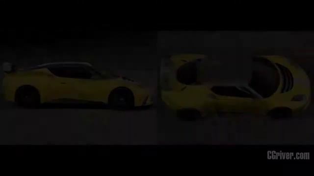 3D Model: Lotus Evora GTE 2012 - CGriver.com смотреть онлайн