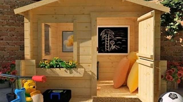 детский игровой домик с горкой своими руками смотреть онлайн