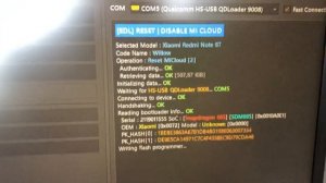 Redmi Note 8T обход ми аккаунта сброс удалить FRP