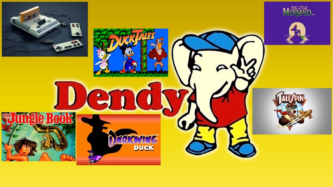 Подборка хороших игр на DENDY - 2 (disney)