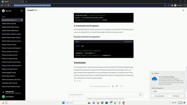 google python class