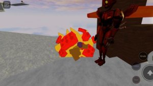 идиот танцует под Дуэль рядом с красным камераменом