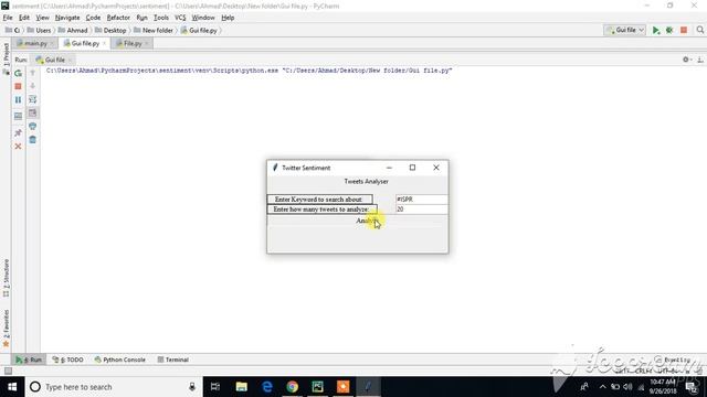 Twitter Sentiment Analysis in Python using Tweepy and TextBlob