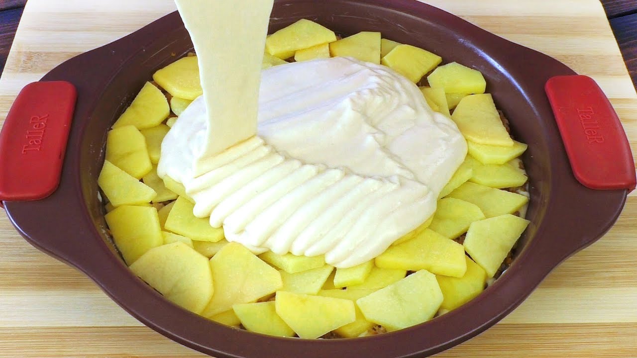 ПИРОГ «Выручалочка». Очень Вкусный! Заливной пирог с картошкой и мясом. (720p).mp4 смотреть онлайн