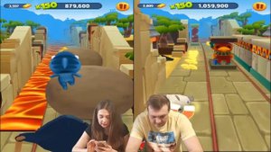 Акулий забег в игре Том бег за золотом! Акула Хенк против Мумии Тома от Каталекс!