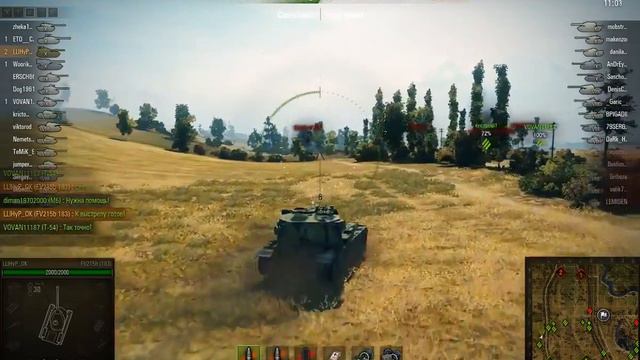 FV215b 183 одни пробития! рекорды урона World of Tanks wot 1 смотреть онлайн