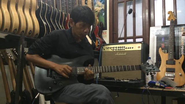 Main Melodi Dangdut Pake Schecter Demon 6 Fr  Mantab Juga