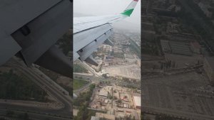 Посадка самолета в Душанбе 15 Августа 2022 г.