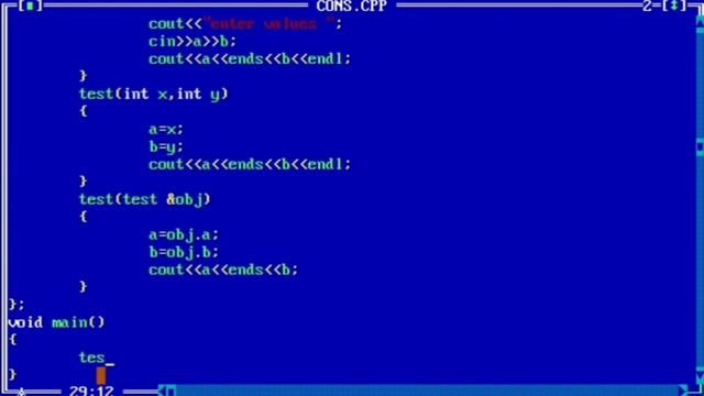 types of Constructor example in c++ || default parameterized copy constructor in c++