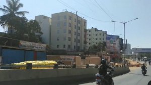 Bengaluru. A ride around the city. Бангалор. Поездка из одной части города в другую.