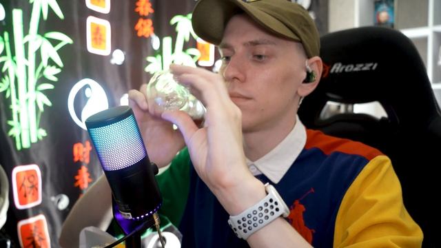 АСМР РАСПАКОВКА НОВОГО МИКРОФОНА MAONO DM30RGB + ТЕСТ ASMR смотреть онлайн