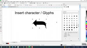 Corel Draw Tips & Tricks Insert Character or Glyphs