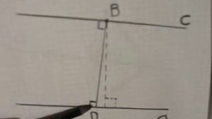 Теорема о единственности опущенного перпендикуляра   по Погорелову