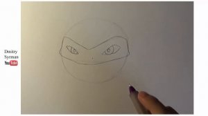 How to draw ninja turtles 2012 Leonardo, Как нарисовать черепашек ниндзя