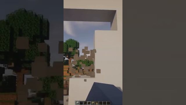 Японский минимализм дом в minecraft