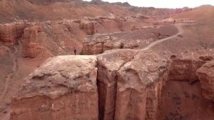 flying around the grand canyon of central Asia: Charyn Canyon, Kazakhstan