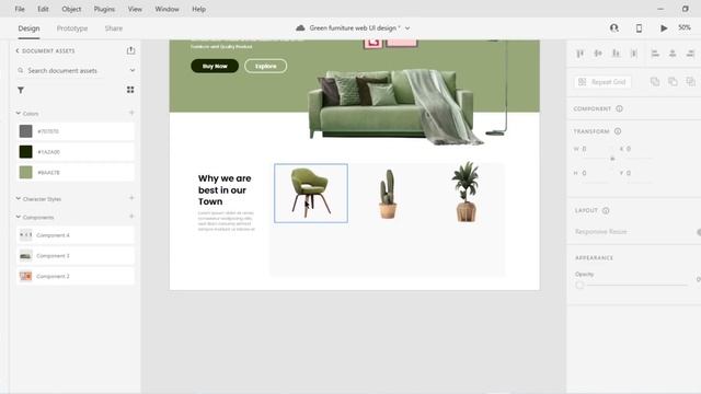 Web Page UI Design | Adobe Xd UI/UX Design  | Desktop Web & mobile web Page | By designing Tutorial