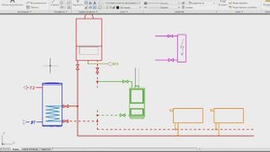 варианты подключения твёрдотопливного котла к газовому #2