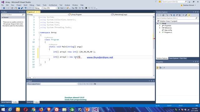 How To Create Arrays In C# | C# Tutorial For Beginners | C Sharp Tutorial in Urdu/Hindi