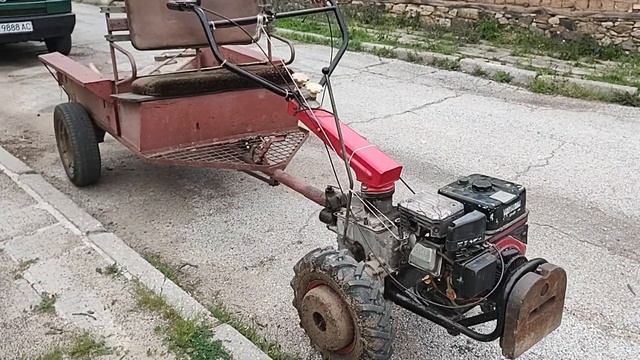 Мотоблок МБ 90 с мотор Briks stratan vangard 9 cc! смотреть онлайн