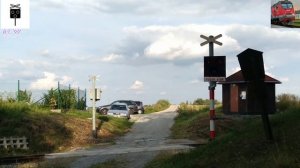 железнодорожный переезд в Чехии