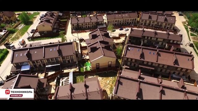 Гибкая черепица ТЕХНОНИКОЛЬ SHINGLAS панорамный ролик 3 смотреть онлайн