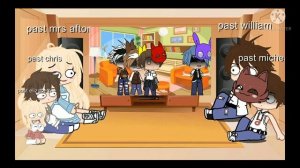 Past Afton family react to Fnaf 4 bullies being idiots || Gacha Club