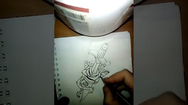 Эскиз Кинжал и Роза смотреть онлайн