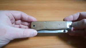 Нож Стерх складной в Х12МФ от ПП Кизляр
