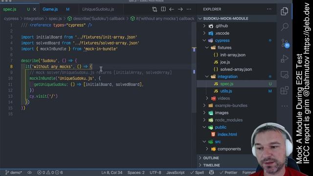 Mock ES6 Module From Cypress E2E Test смотреть онлайн