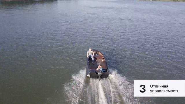 Алюминиевая лодка 4.2 метра (БЕЗ РЕГИСТРАЦИИ в ГИМС). Самый выгодный вариант! Лодка 2021г.