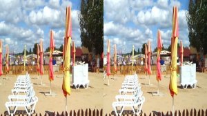3d видео для 3d очков Samsung Smart TV, LG: Анапа, обустройство Центрального Городского пляжа.