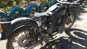 Жесть! Мотоцикл К750, завели после 10 лет простоя! Не думали что он поедет)