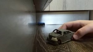 Краш тест Toyota mark 2 100 из пластилина.