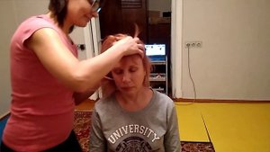 Индийский массаж головы. Asmr. Часть 3.