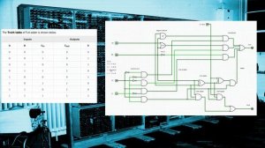 1 bit arithmetic logic unit of the processor (1 bit ALU)  -  1 битное АЛУ процессора