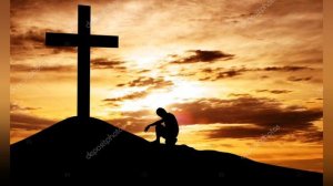 Христианская песня.Стекает кровь с креста.