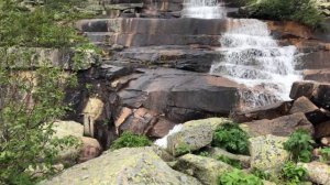 Ергаки. Поход на Мраморный водопад и Мраморное озеро. Июнь 2020г