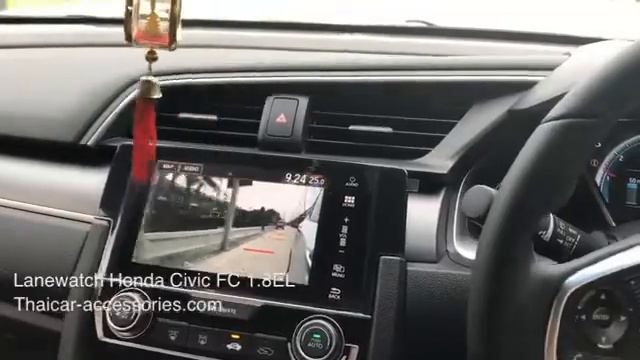 Honda Civic FC รุ่น 1.8EL อัพเกรดติดตั้ง Lanewatch อัพเกรด GPS Tel.080-5531612 смотреть онлайн