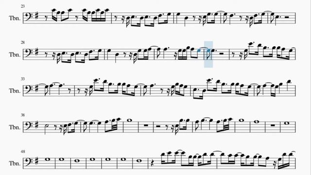 Trombone Sheet Music: How to play Oceans (Where Feet May Fail) by Hillsong United смотреть онлайн