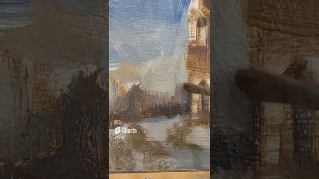 Пишу этюд маслом. #art #масло #этюд #painting #живописьмаслом смотреть онлайн
