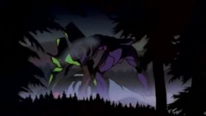 Eva 01 goes berserk and devours Zeruel