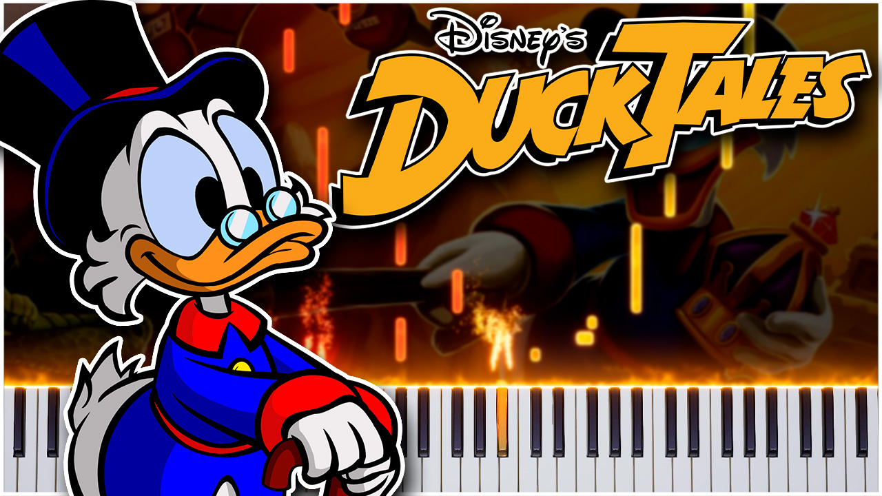 The Moon Theme (DuckTales) 【 КАВЕР НА ПИАНИНО 】