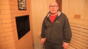 Настоящая кирпичная банная печь