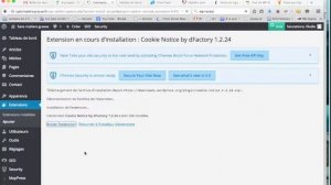 Tutos Wordpress  - Comme installer une barre d'acceptation des cookies