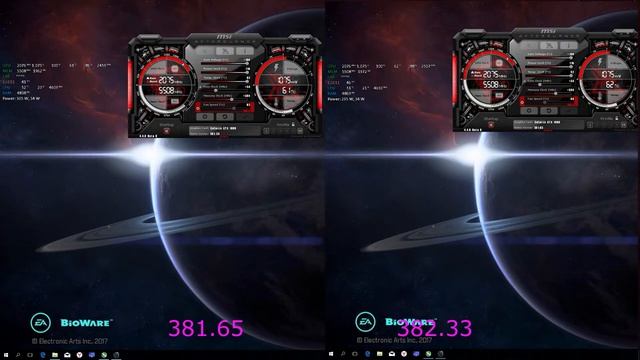 Andromeda NV 382.33 vs 381.65 смотреть онлайн