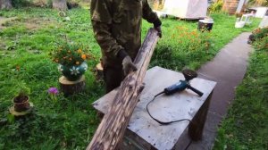 Декоративная обработка древесины. Браширование